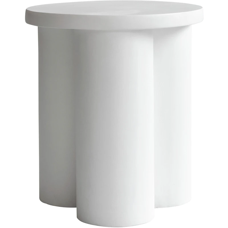 Big Foot Bord Høy 45x45 cm, Benhvit