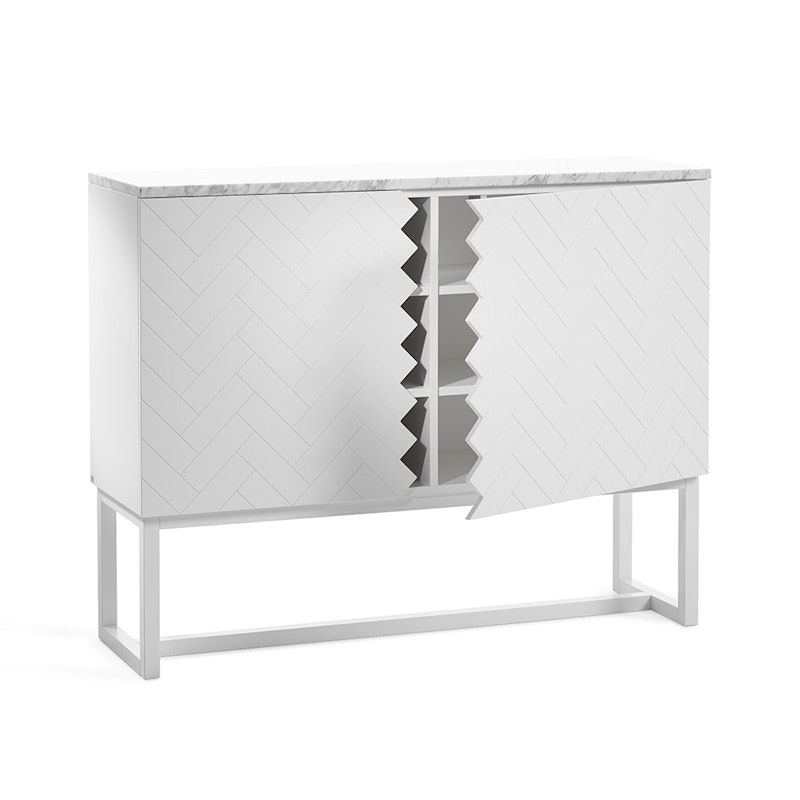 Story Skap, Hvit/Hvit/Marmor