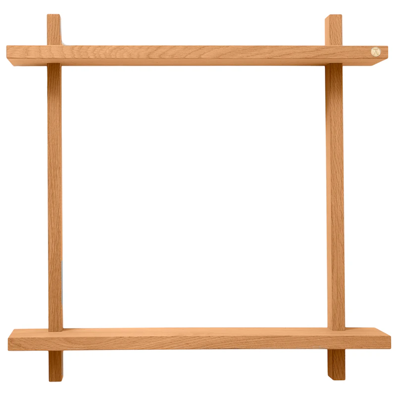 Treat Vegghylle Dobbel 50x50 cm, Oljet Eik