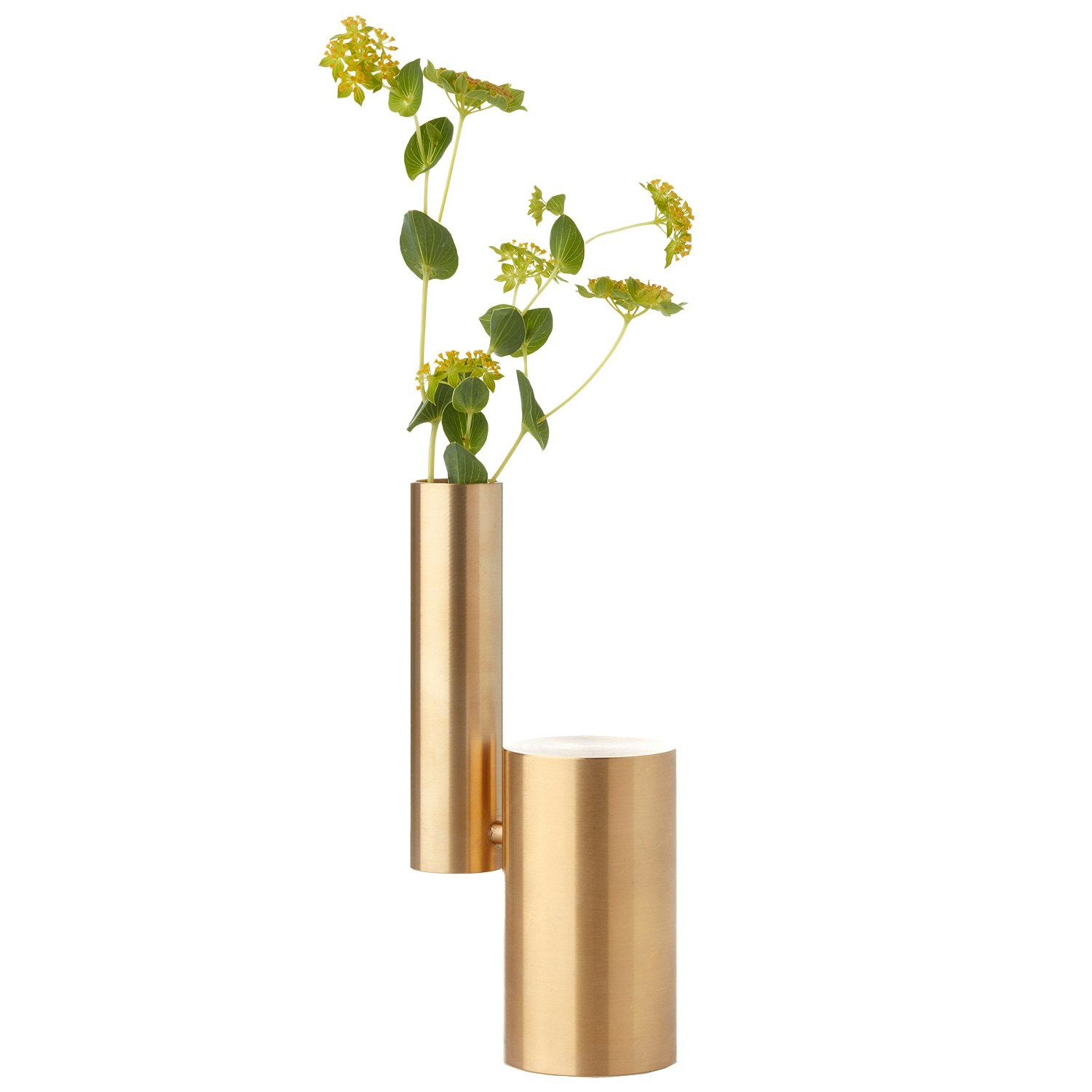 Balance Lysestake / Vase, Messing