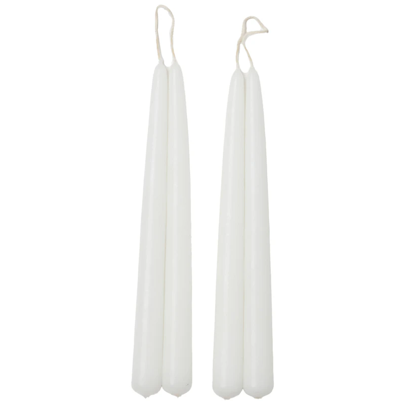 Blossom Stearinlys 4-pk, Hvit