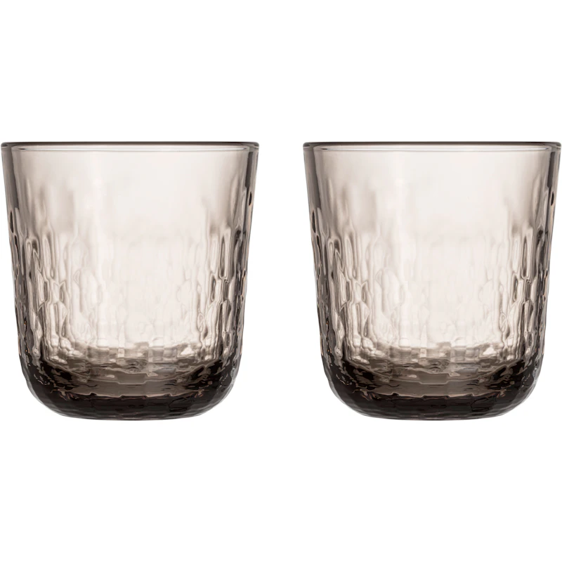 Mainio Drikkeglass 30 cl 2-pk, Mocca