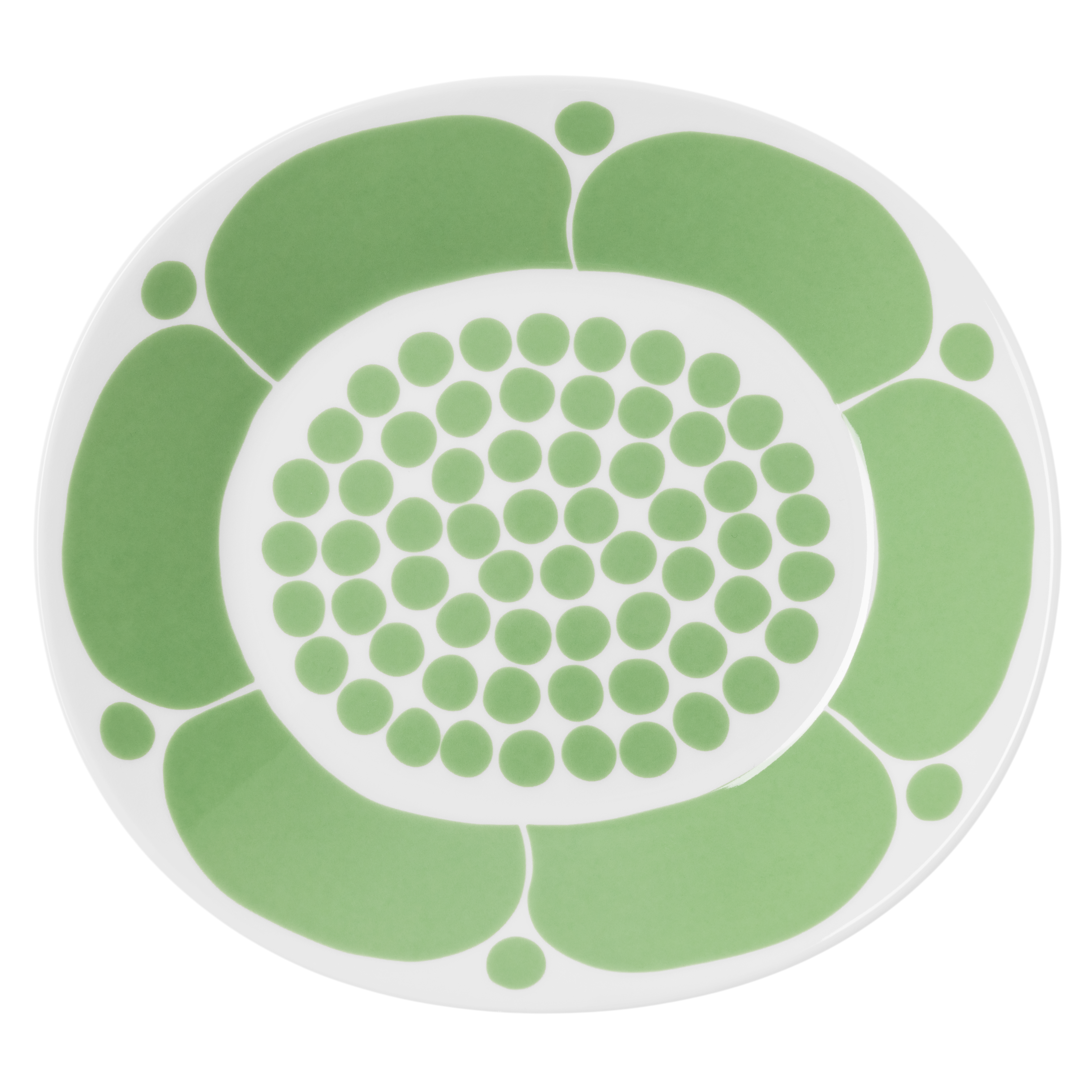 Sunnuntai oval Tallerken 25 cm, Gr&oslash;nn