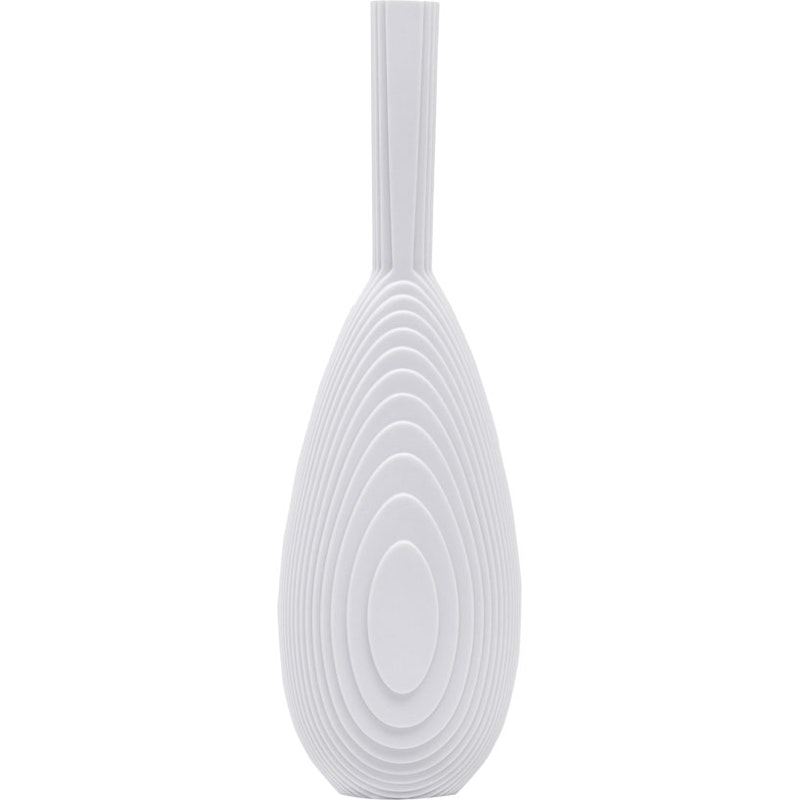 Flow Vase Hvit, Teardrop