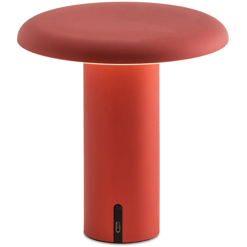 Takku Bordlampe Bærbar, Anodized Red