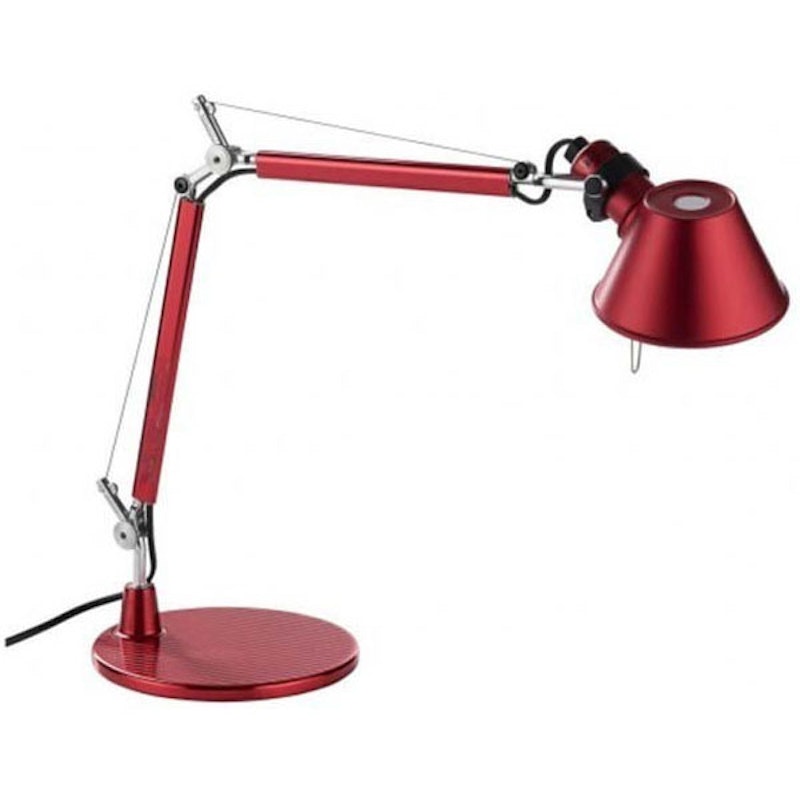 Tolomeo Micro Bordlampe, Anodisert Rød