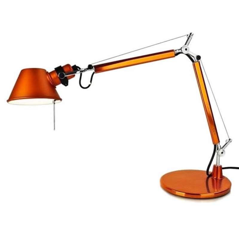 Tolomeo Micro Bordlampe, Anodisert Oransje