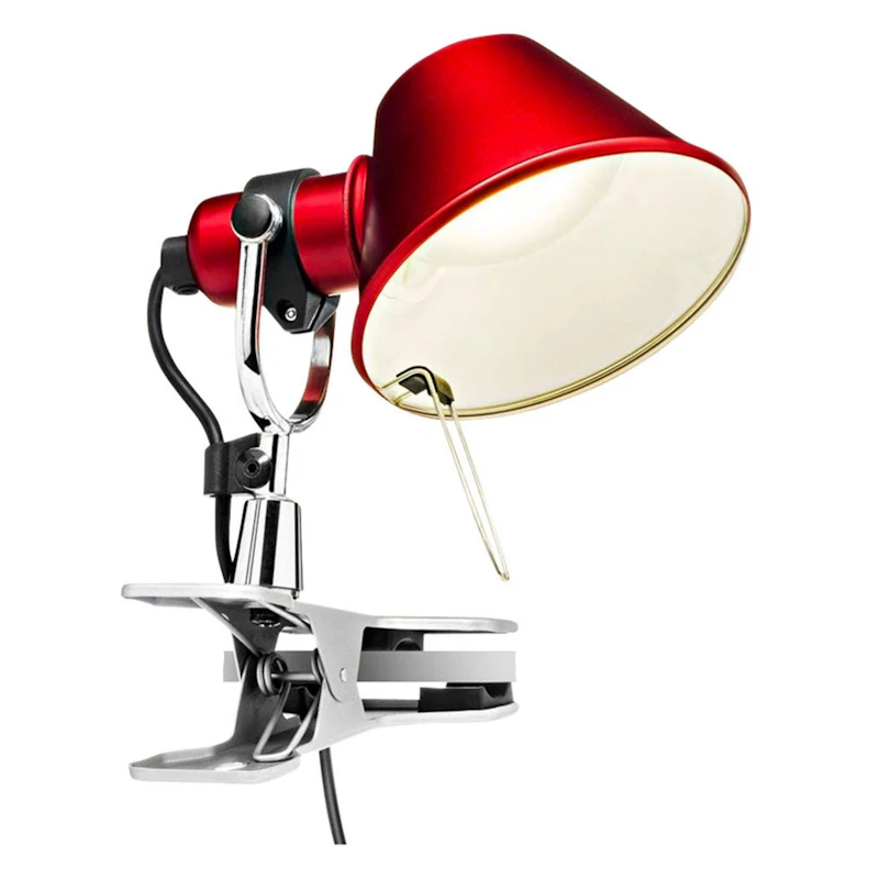 Tolomeo Micro Pinza Klemlampe, Rød