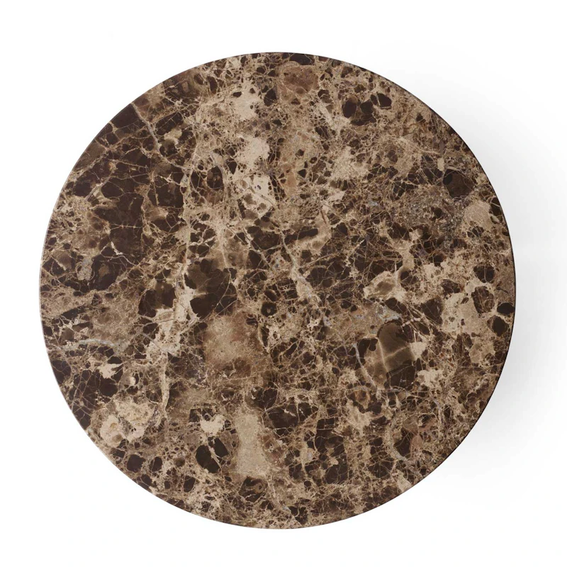 Androgyne Bordplate Ø42 cm, Emparador Marmor