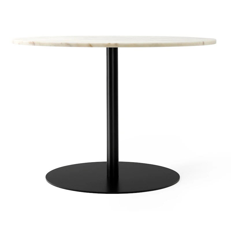 Harbour Column Spisebord Ø105 cm, Marmor/Sort