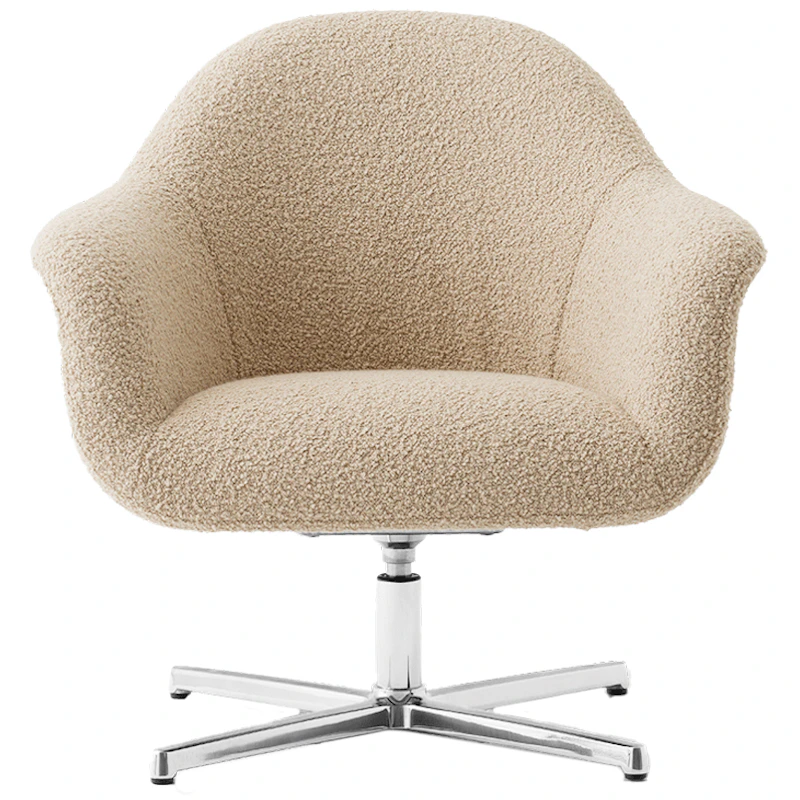 Harbour Loungestol Med Dreiefot, Baena 15 / Aluminium