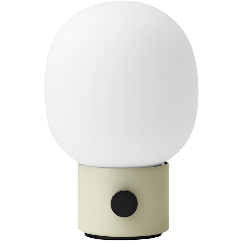 JWDA Bordlampe Bærbar Ø14,4 cm, Alabasthvit