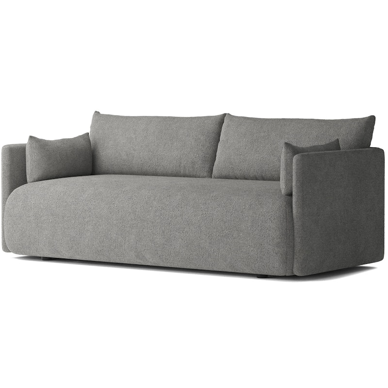 Offset 2-seter Sofa, Bouclé Mørkegrå