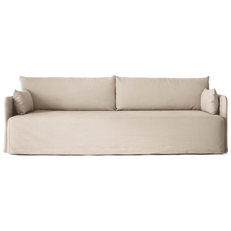 Offset Sofa 3-seters Avtagbar Stopning, Logan Sand