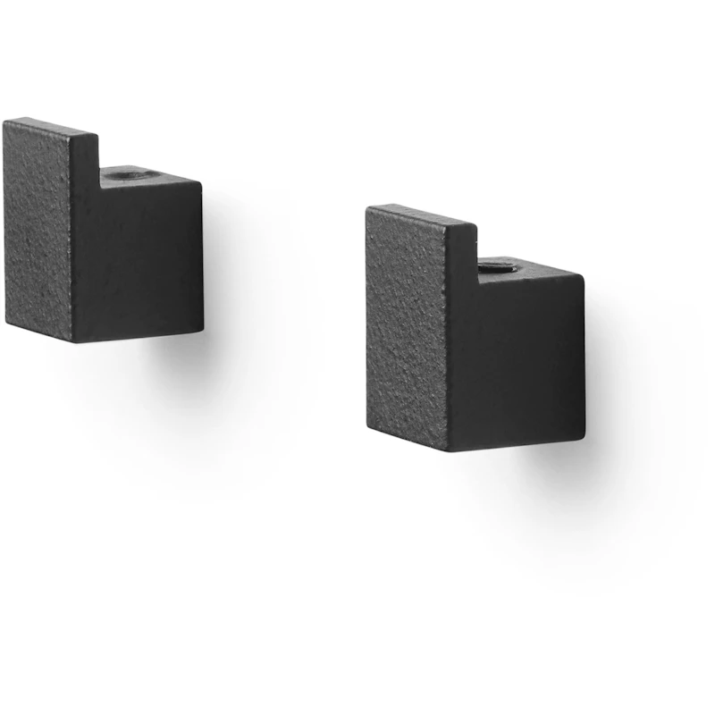 Veggkonsoll For Kubus, Sort