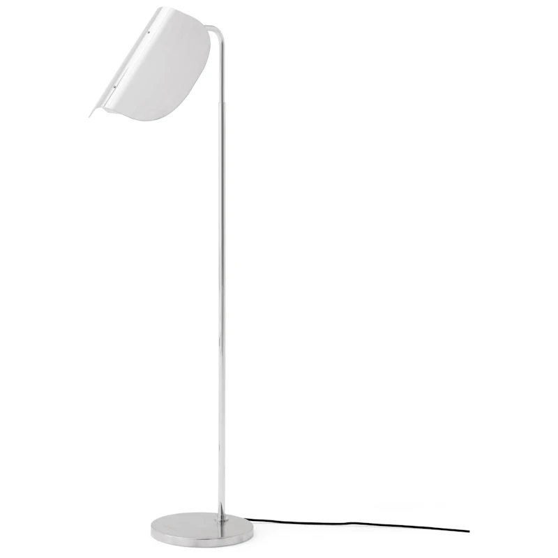 Wing Gulvlampe, Polert Aluminium