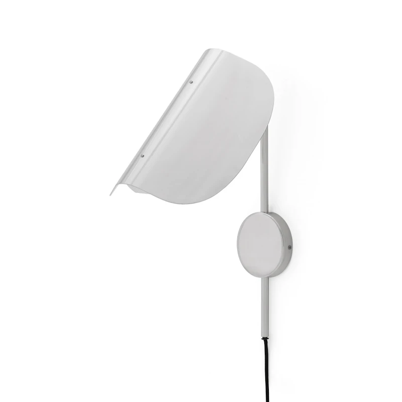 Wing Vegglampe, Polert Aluminium