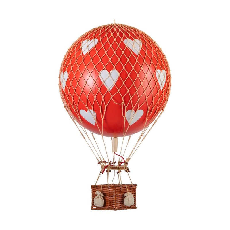 Royal Aero Luftballong 32x56 cm, Red Hearts