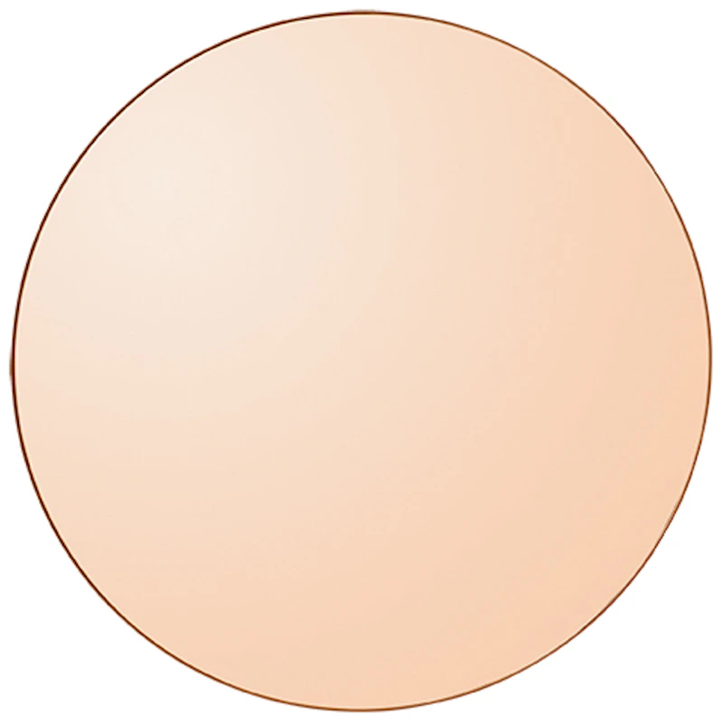 Circum Veggspeil Ø110 cm, Amber