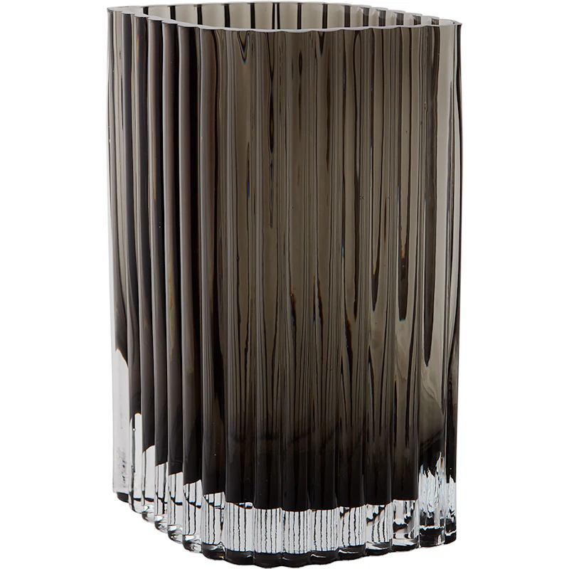 Folium Vase 25 cm, Svart