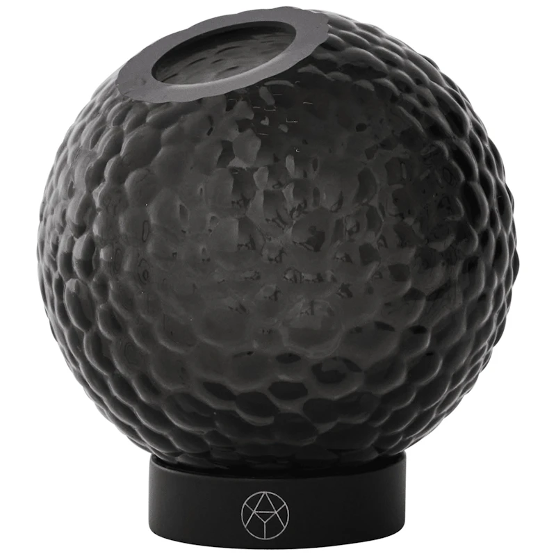 Globe Bubbles Vase Ø10 cm, Sort