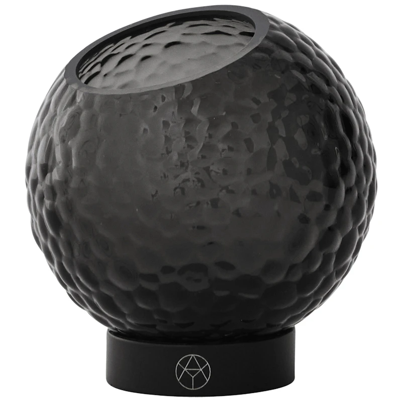 Globe Bubbles Vase Ø17 cm, Sort