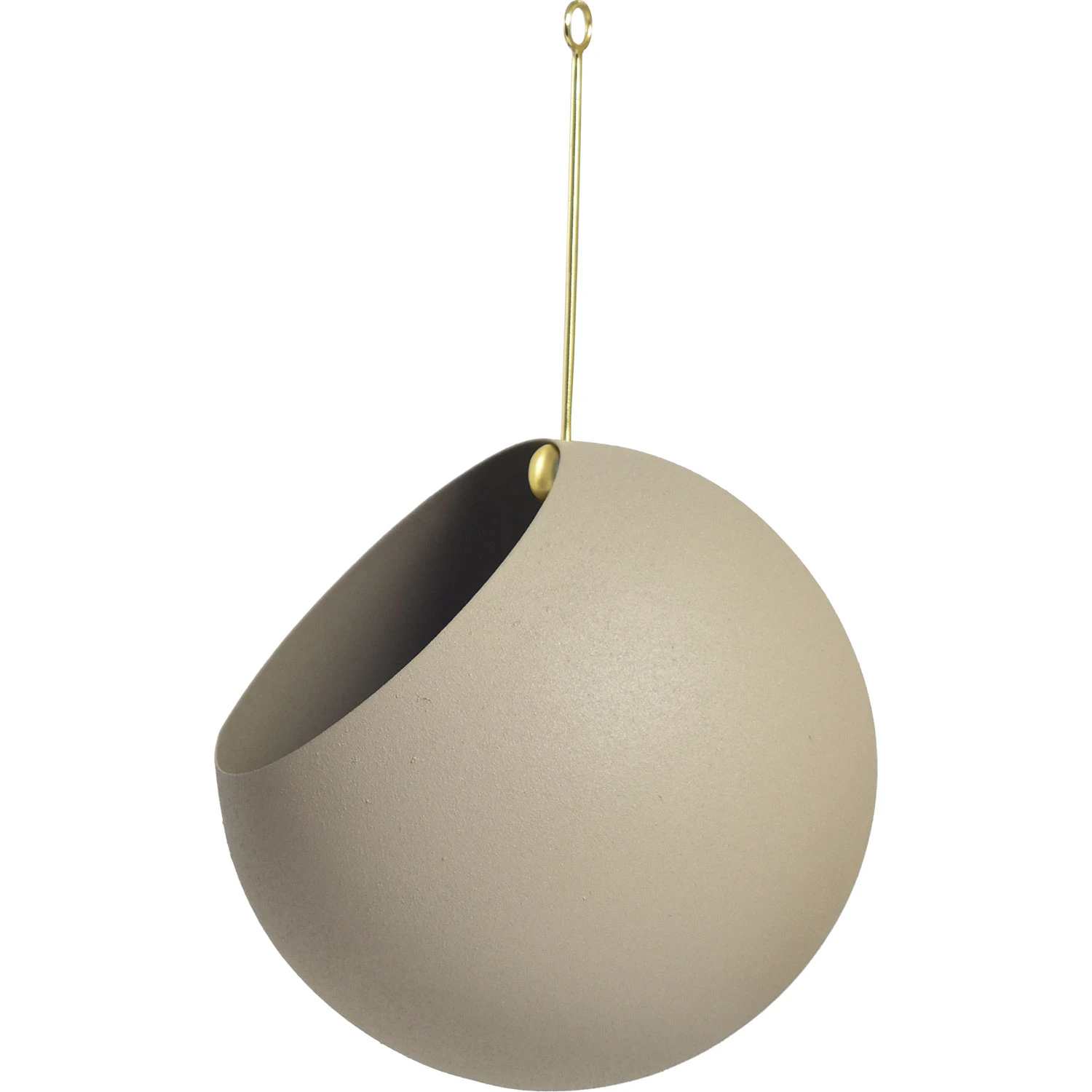 Globe Hengende Krukke &Oslash;17x28 cm, Taupe