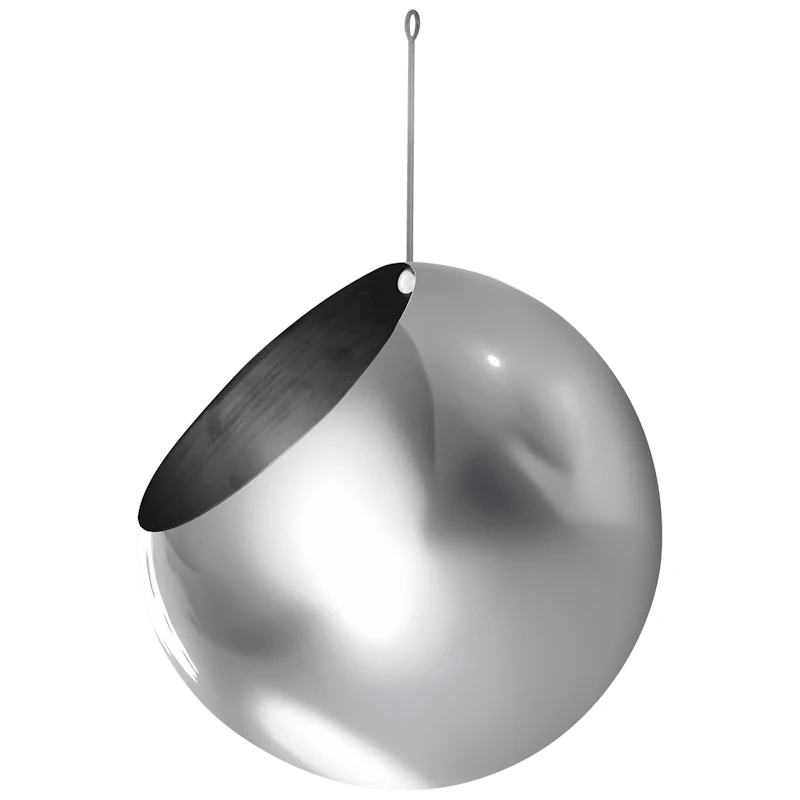 Globe Hengende Krukke Ø21 cm, Sølv