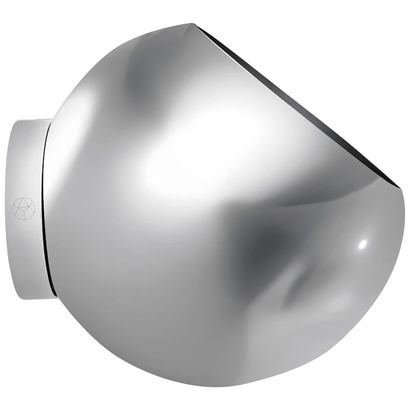 Globe Veggkrukke Ø21 cm, Sølv