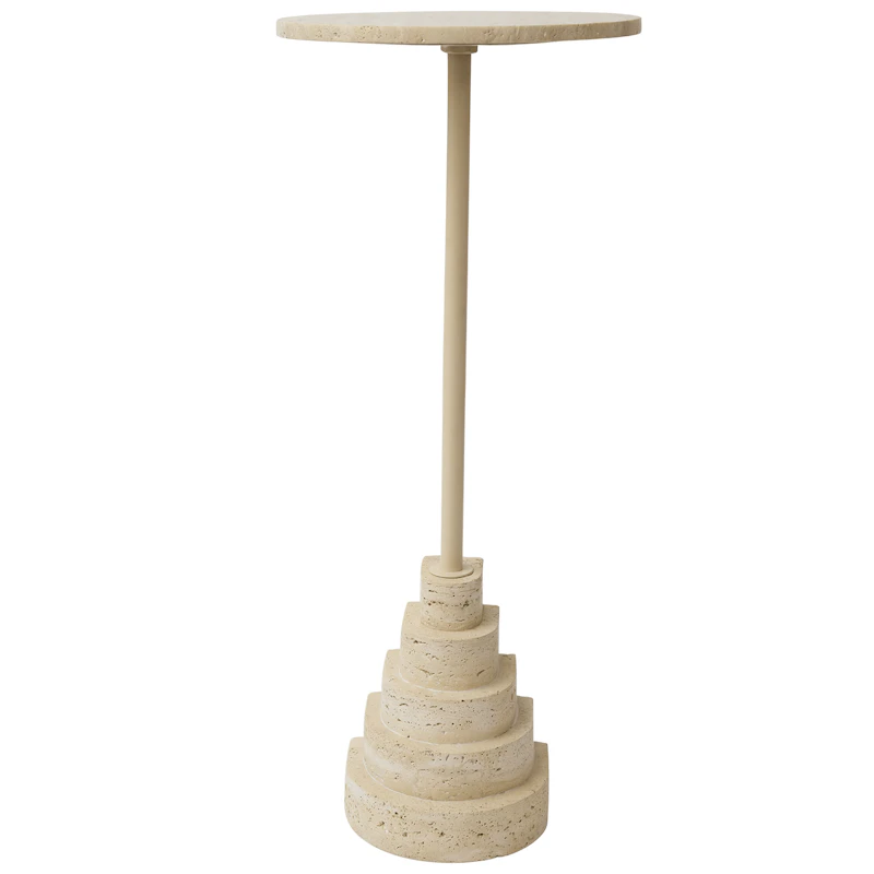 Solum Sidebord Sand/Travertin, 78 cm