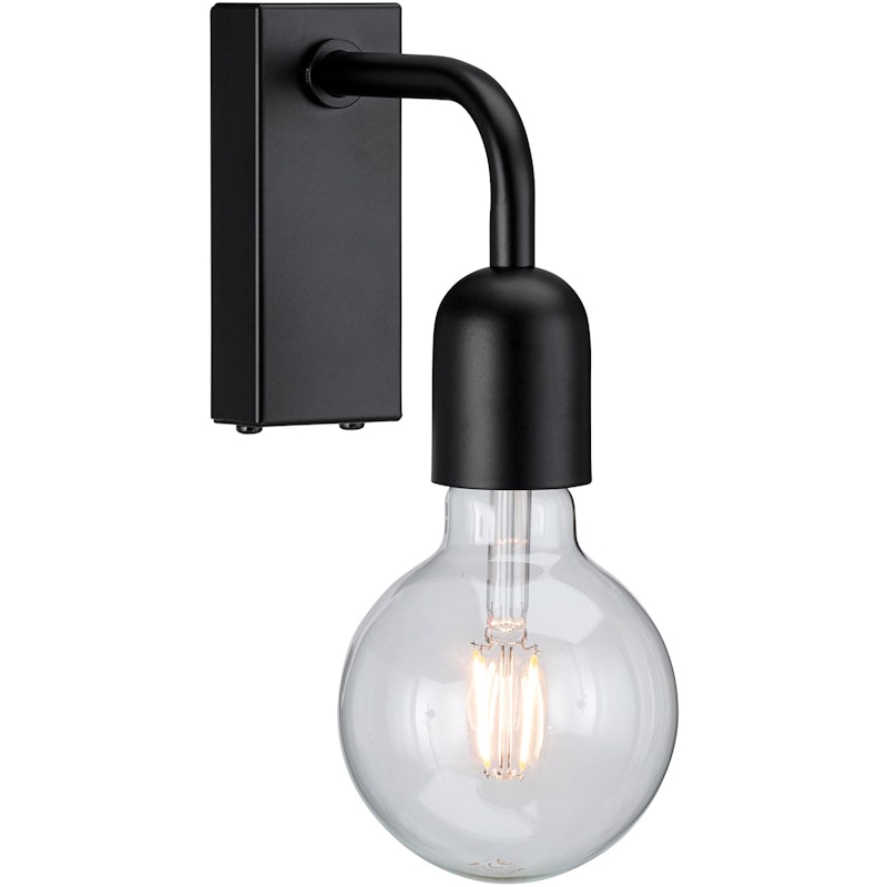 Regal 1 Vegglampe, Matt Black