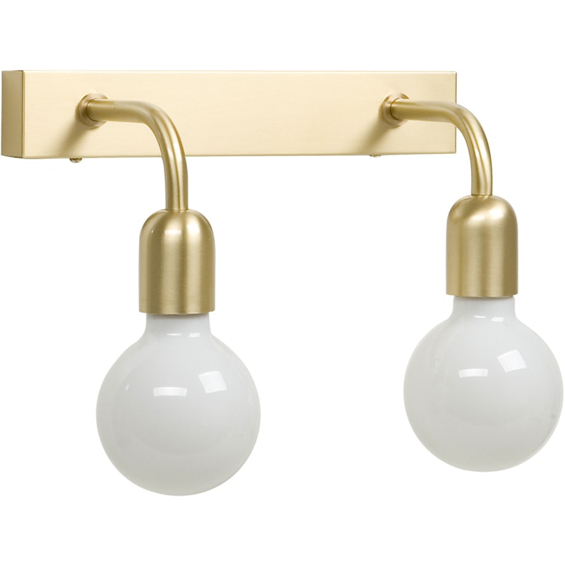 Regal 2 Vegglampe, Brushed Brass