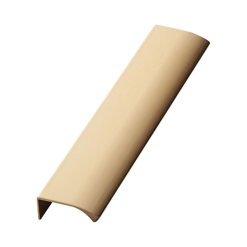 Edge Straight Håndtak 20 cm, Børstet messing