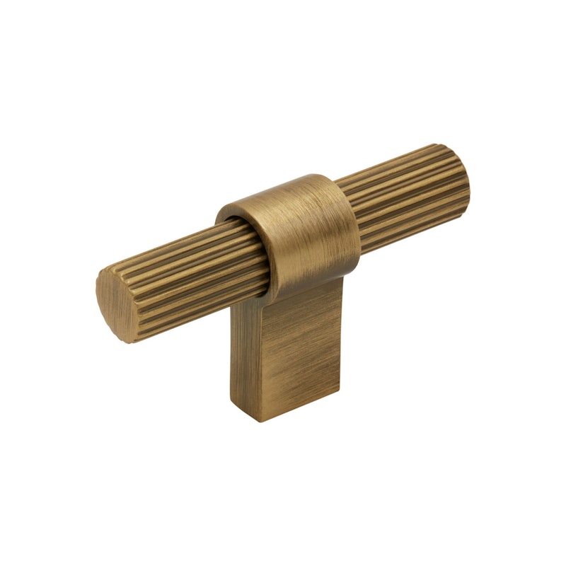 T Helix Stripe Knott, Antique bronze