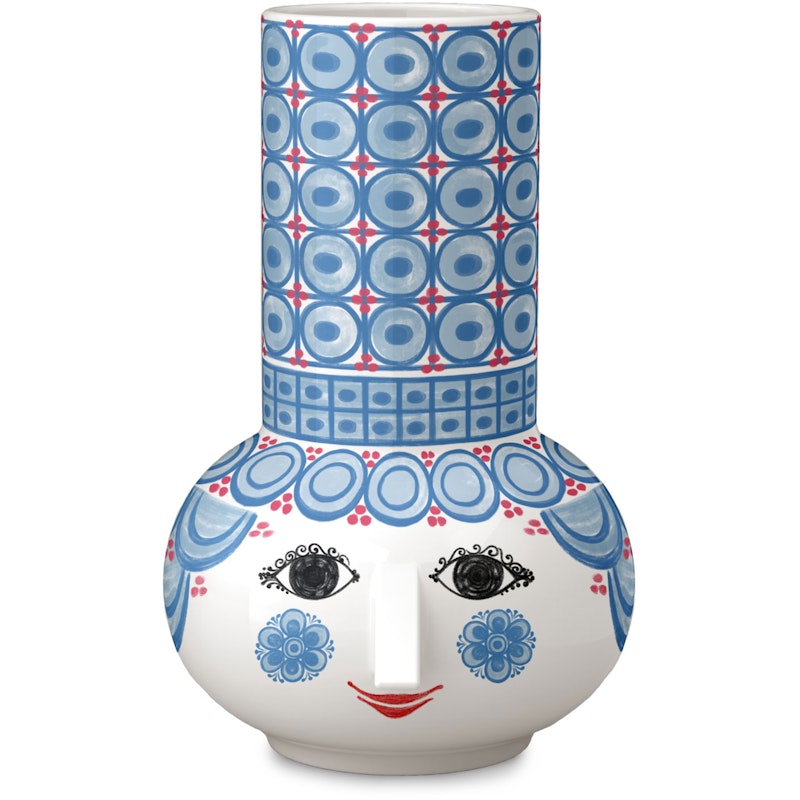 Lysestake H14 cm, Lyseblå