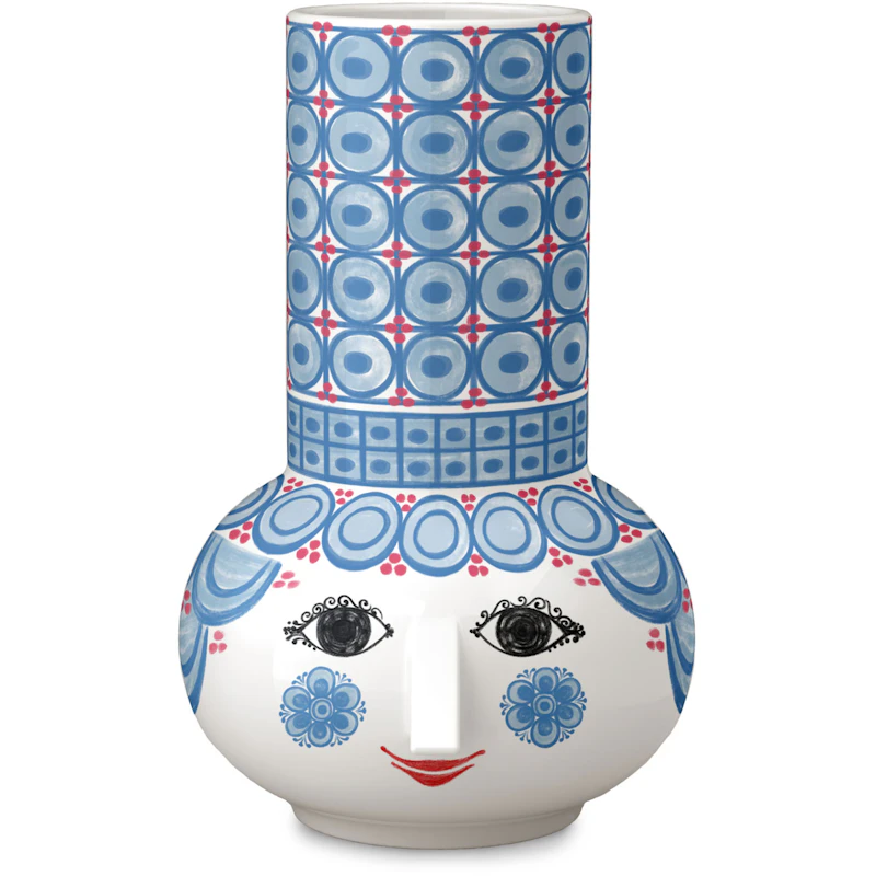 Lysestake H14 cm, Lyseblå