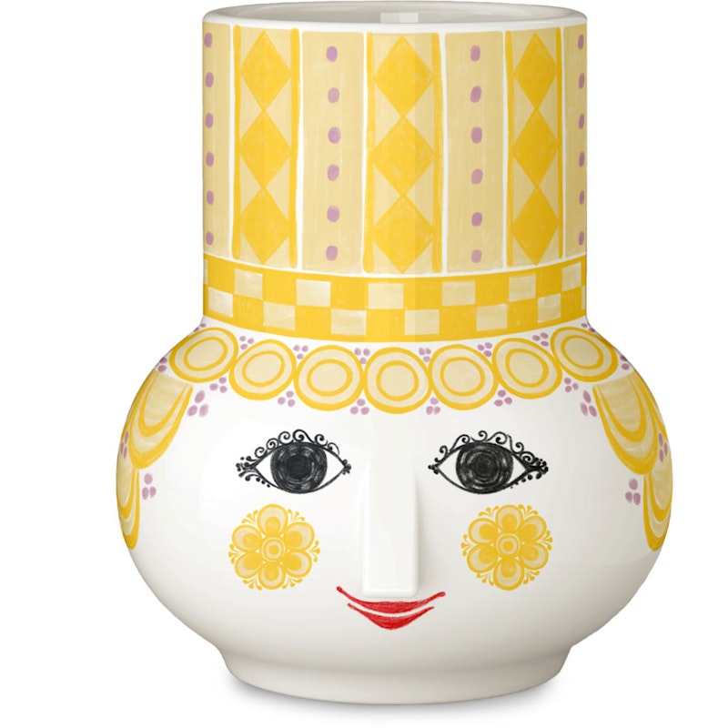 Olga Lysestake H9 cm, Gul