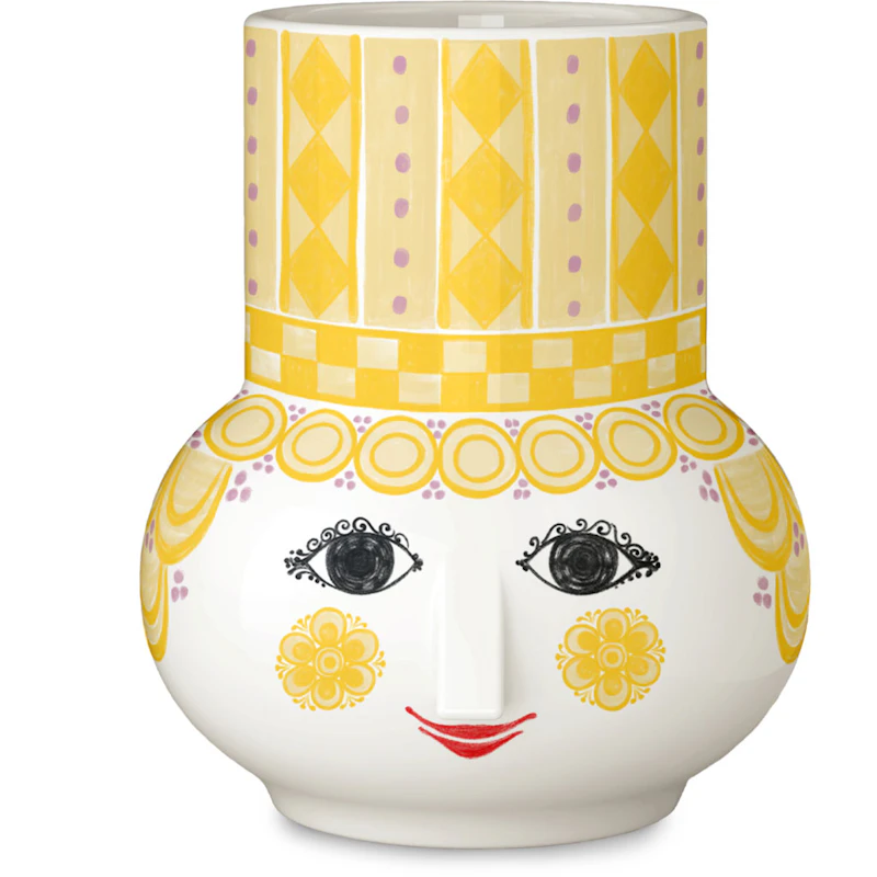 Olga Lysestake H9 cm, Gul