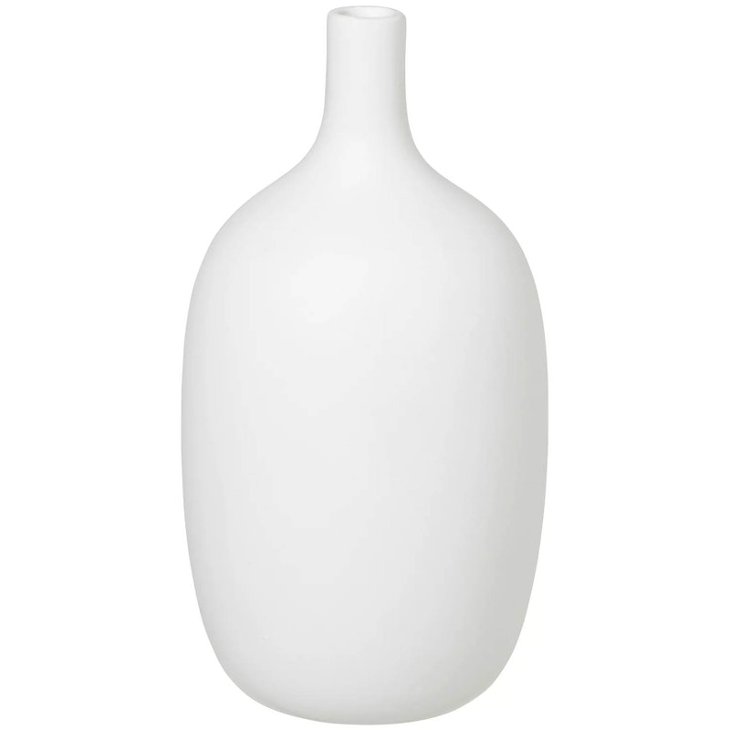 Ceola Vase Keramikk 21 cm, Hvit