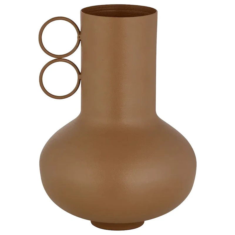 LOHA Vase 20 cm, Amber Brown