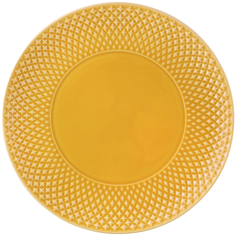 Bicos Tallerken Ø17 cm, Gul