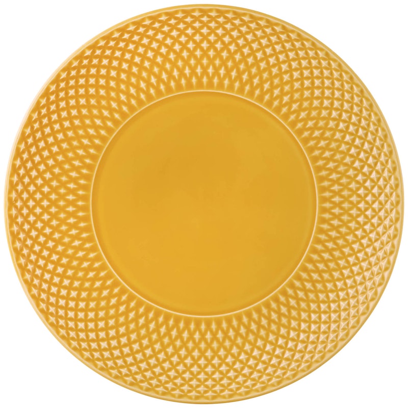 Bicos Tallerken Ø28 cm, Gul