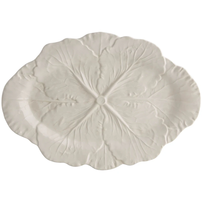 Cabbage Serveringsfat 37,5 cm, Branco