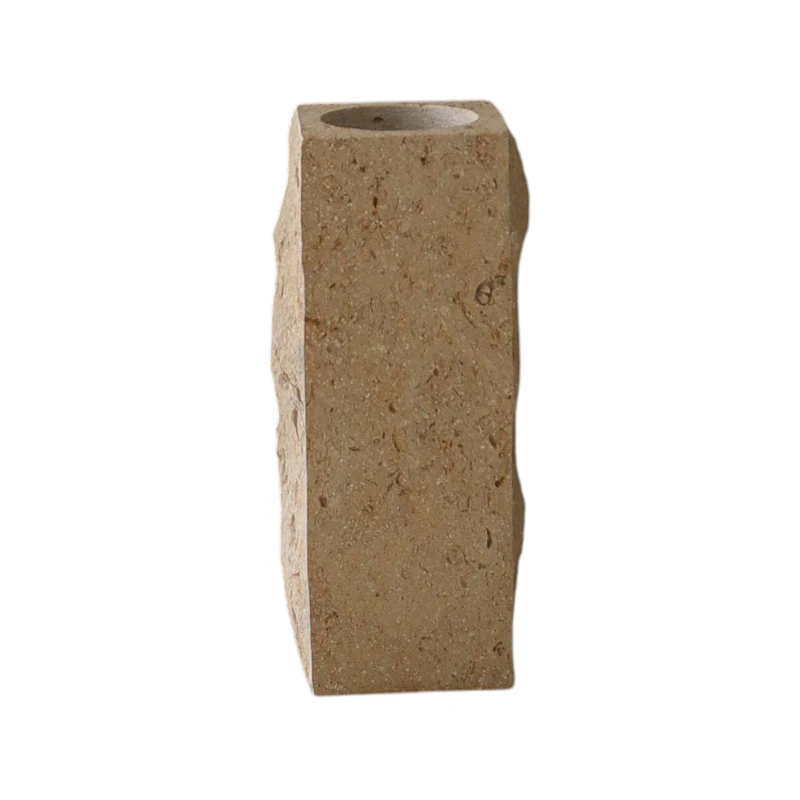 Edge Vase Small, Limestone