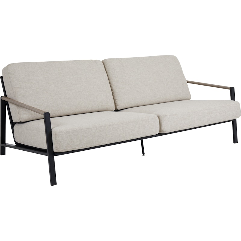 Lyra Sofa 2,5-seters, Svart/Sand