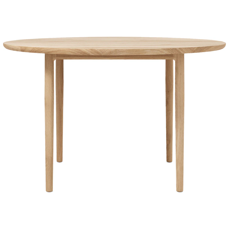 Arv Spisebord Ø120, Hvitoljet Eik