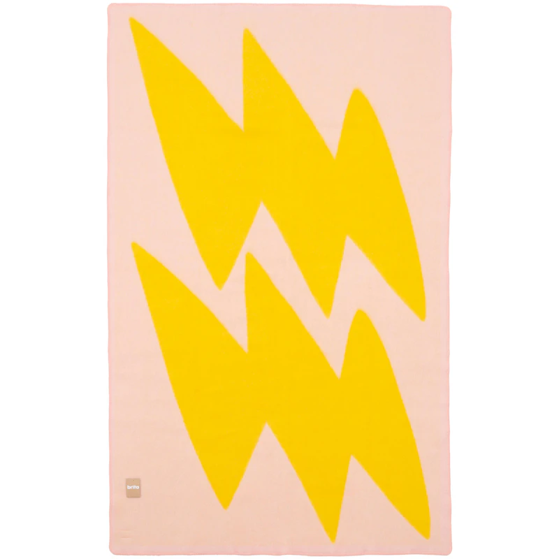 Flash Pledd 130x200 cm, Lemon