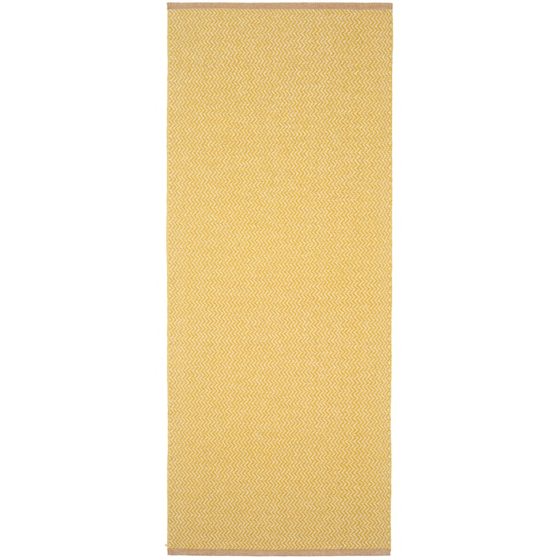 Strand Teppe 70x180 cm, Mustard