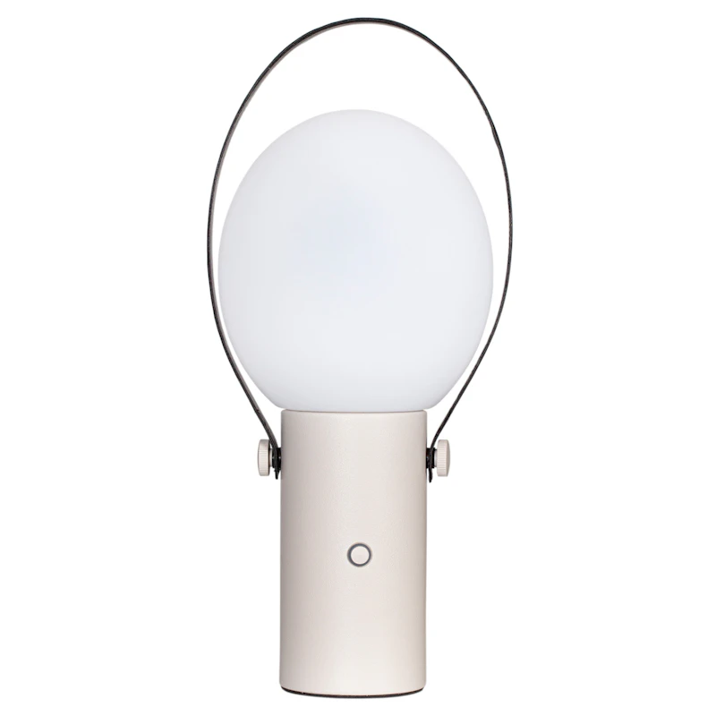 Bari Portabel Lampe, Beige