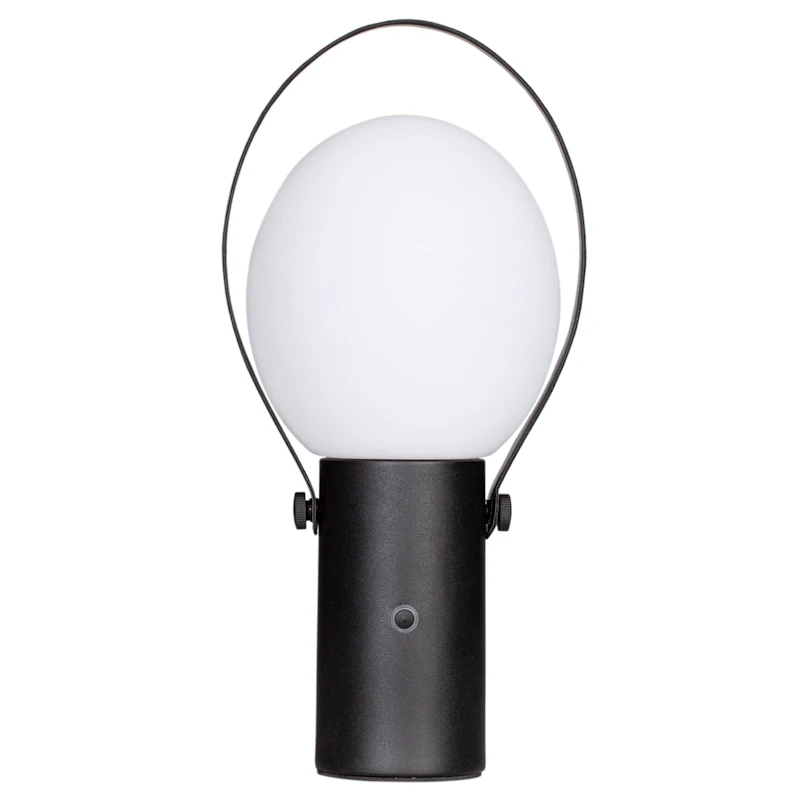 Bari Portabel Lampe, Sand Black